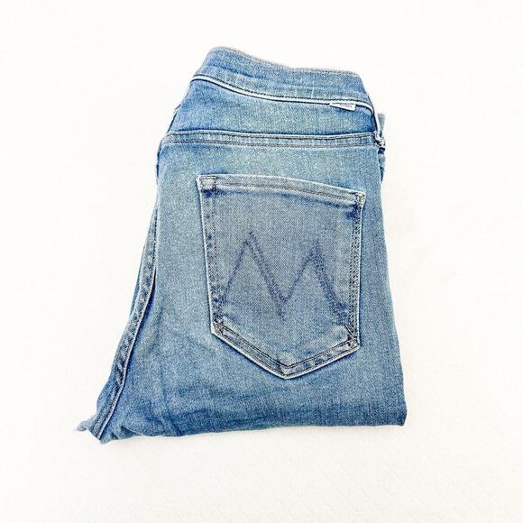 Mother The Mid Rise Dazzler Ankle Fray Rididng The Cliffside Size 31 - Picture 1 of 8